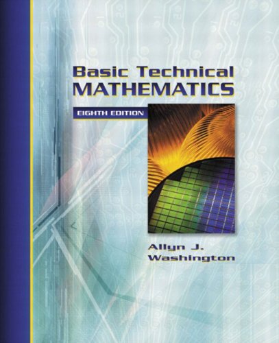Basic Technical Mathematics (8th Edition)
