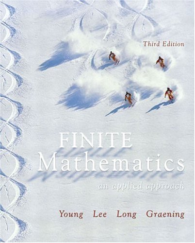 Finite Mathematics: An Applied Approach (3rd Edition)