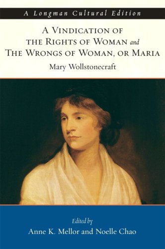Book Cover Vindication of the Rights of Woman and The Wrongs of Woman, or Maria (Longman Cultural Editions)