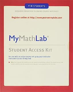 Book Cover MyMathLab: Student Access Kit