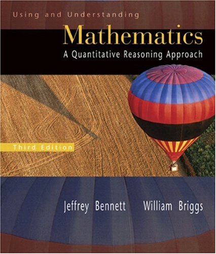 Using and Understanding Mathematics: A Quantitative Reasoning Approach
