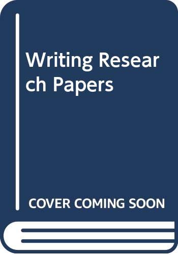 Writing Research Papers