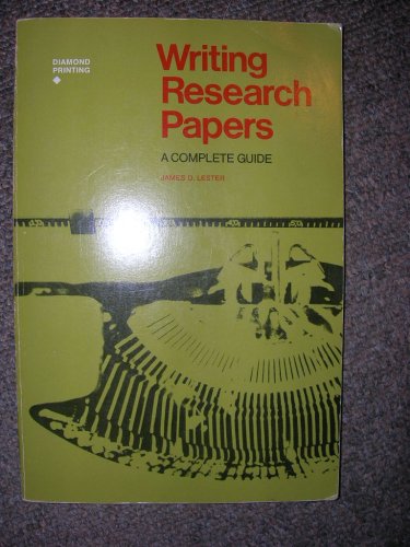Writing Research Papers