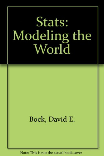 Stats: Modeling the World