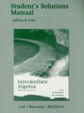 Intermediate Algebra - Student's Solutions Manual