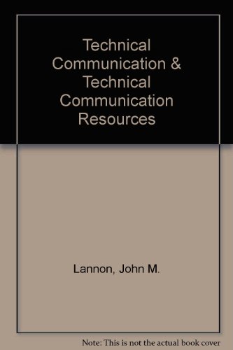 Technical Communication & Technical Communication Resources (9th Edition)