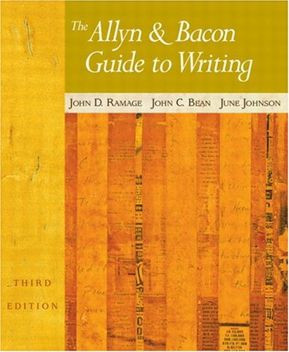 Allyn & Bacon Guide to Writing with MLA Update & Research Navigator for English, The (3rd Edition)