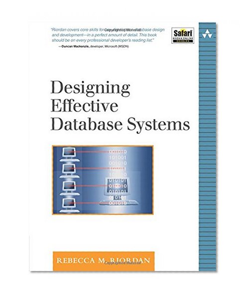 Book Cover Designing Effective Database Systems