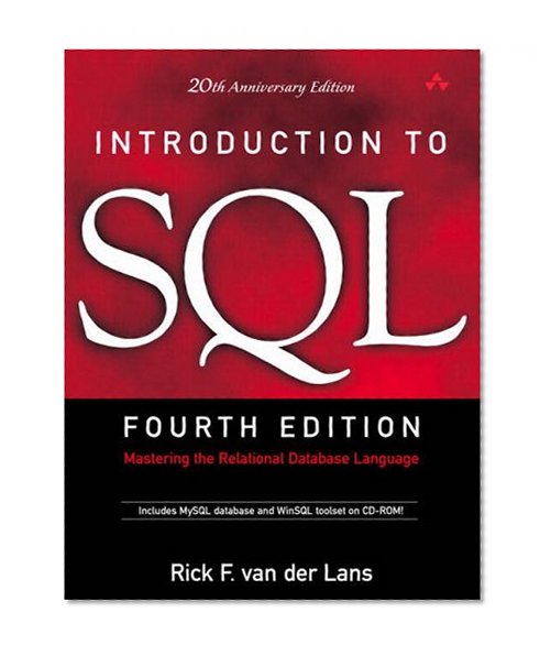 Book Cover Introduction to SQL: Mastering the Relational Database Language (4th Edition)
