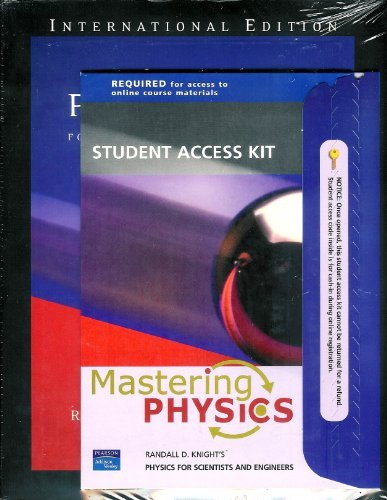 Physics for Scientists and Engineers: A Strategic Approach with Modern Physics (chs 1-42) and Mastering Physics: International Edition