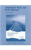 Additional Skill and Drill Manual for Introductory Algebra