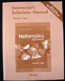 Mathematics All Around 3rd Edition: Instructor's Solution Manual