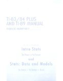 Intro STATS and STATS: Data and Models TI-83/84 Plus and TI-89 Manual
