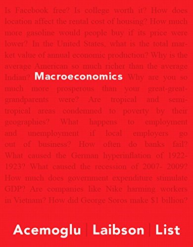 Macroeconomics (Pearson Series in Economics)