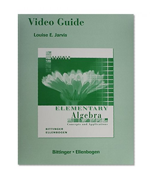Video Guide and Digital Video Tutor for Elementary Algebra: Concepts and Applications