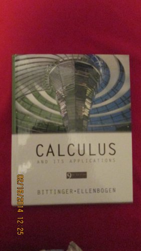 Calculus and Its Applications (9th Edition)