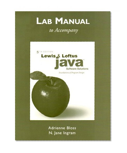 Lab Manual for Java Software Solutions: Foundations of Program Design
