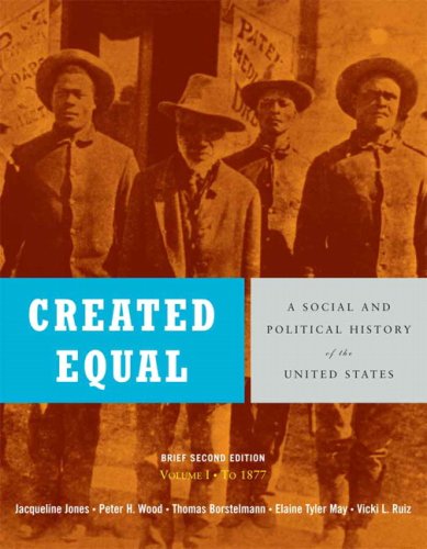 Created Equal: A Social and Political History of the United States, Brief Edition, Volume 1 (to 1877) (2nd Edition)
