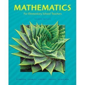 Mathematics for Elementary School Teachers