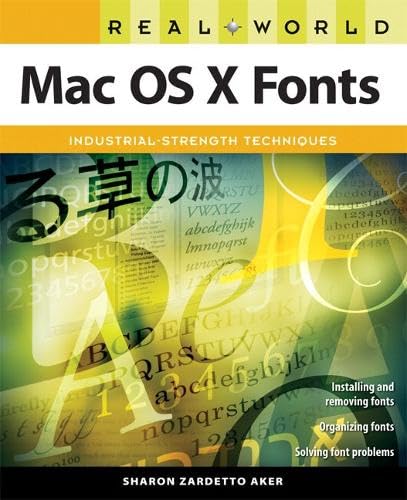 Real World MAC OS X Fonts