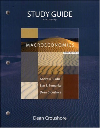 Study Guide for Macroeconomics