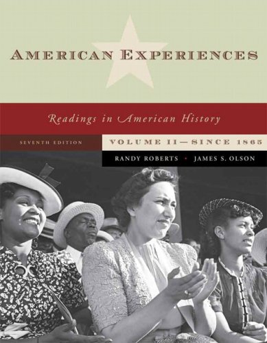Book Cover American Experiences, Volume 2 (7th Edition)