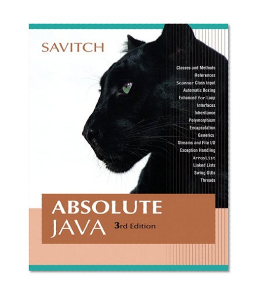 Absolute Java [With CDROM]