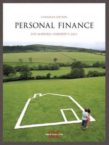 Personal Finance, Canadian Edition, In-Class Edition