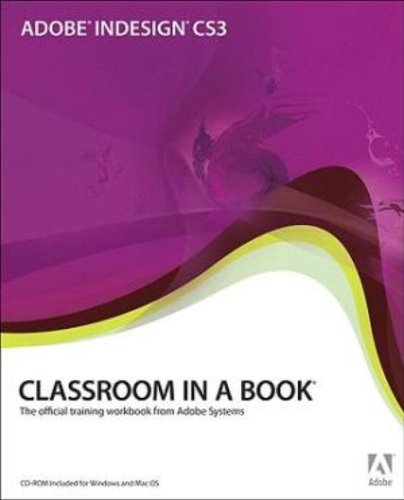 Book Cover Adobe InDesign CS3 Classroom in a Book