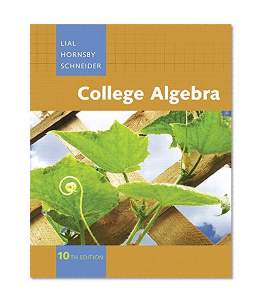 Book Cover College Algebra, 10th Edition