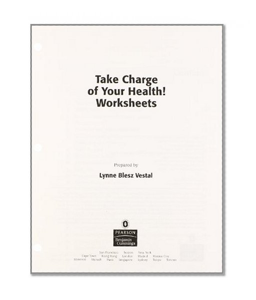 Take Charge of Your Health Worksheets