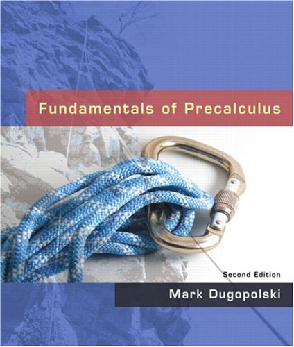 Book Cover Fundamentals of Precalculus (2nd Edition)