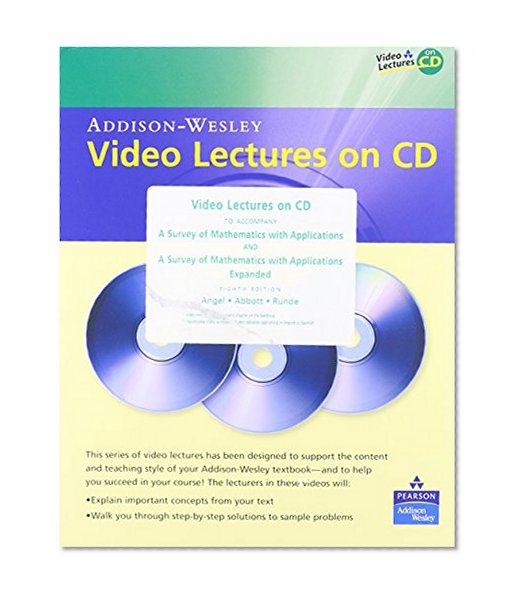 Video Lectures to Accompany a Survey of Mathematics with Applications, 8th & Expanded Edition