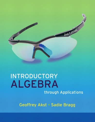 Introductory Algebra through Applications (2nd Edition)