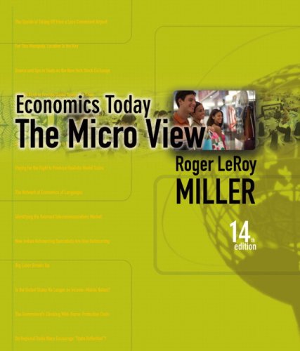 Economics Today: The Micro View plus MyEconLab plus eBook 1-semester Student Access Kit Value Package (includes Study Guide for Economics Today: The Micro View)