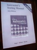 Instructor's Testing Manual to Accompany a Survey of Mathematics with Applications