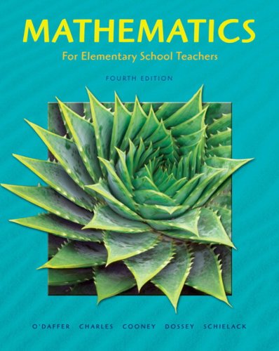 Mathematics for Elementary School Teachers Value Pack (includes MyMathLab/MyStatLab Student Access Kit  & Student's Solutions Manual) (4th Edition)
