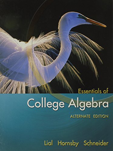 Essentials of College Algebra [With Student Solutions Manual]
