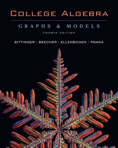 College Algebra: Graphs and Models with Graphing Calculator Manual  Value Package (includes Pearson TI Rebate Coupon $15)