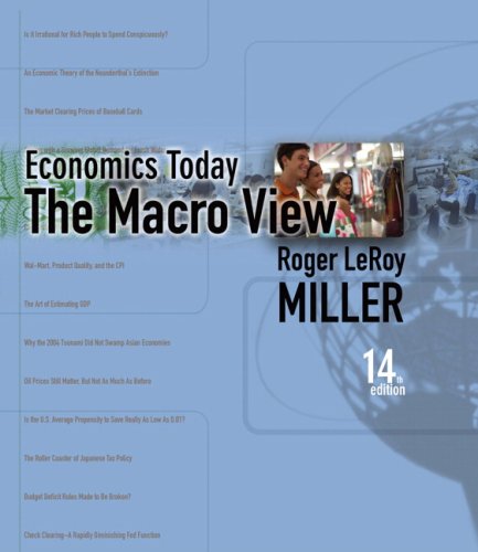 Economics Today: The Macro View plus MyEconLab plus eBook 1-semester Student Access Kit Value Package (includes Study Guide for Economics Today: The Macro View)