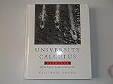 University Calculus: Elements with Early Transcendentals