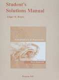 Student Solutions Manual for Fundamentals of Precalculus