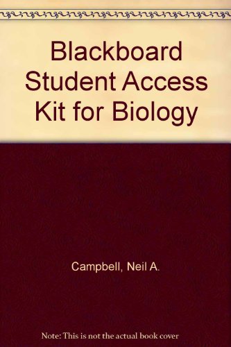 Blackboard Student Access Kit for Biology
