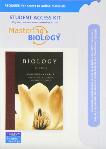 Mastering Biology With Pearson Etext Student Access Kit for Biology