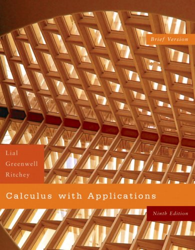 Calculus with Applications, Brief Version Value Pack (includes Just-in-Time Algebra of Calculus in the Management and Life Sciences & MyMathLab/MyStatLab Student Access Kit ) (9th Edition)