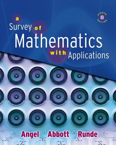 Survey of Mathematics with Applications Value Pack (includes Math Study Skills & MyMathLab/MyStatLab Student Access Kit ) (8th Edition)