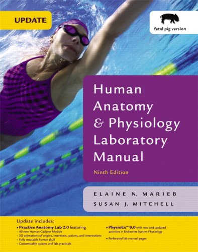 Human Anatomy & Physiology Laboratory Manual, Fetal Pig Version Value Package (includes Practice Anatomy Lab 2.0 CD-ROM) (9th Edition)