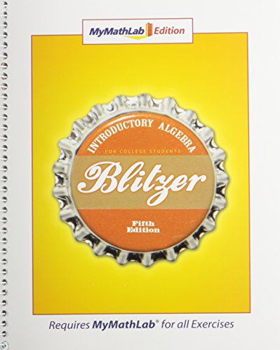 Introductory Algebra, MyMathLab Edition Package (5th Edition)