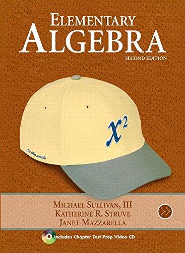 Elementary Algebra, 2nd Edition (Book & CD-ROM)