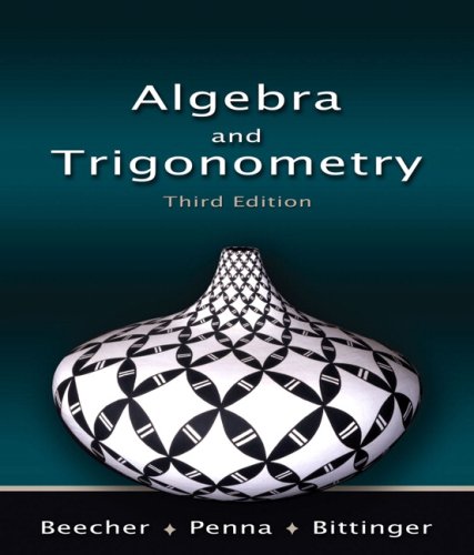 Algebra and Trigonometry Value Pack (includes Math Study Skills & MyMathLab/MyStatLab Student Access Kit ) (3rd Edition)